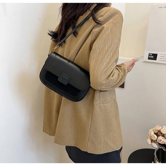 Retro Minimalist Box Crossbody Bag /Multiple colors available - Picture 10 of 15